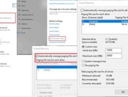 Cara Menambah Virtual Memory di Windows 10 dan 11 agar PC Tidak Lag