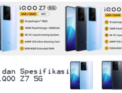 Harga dan Spesifikasi Vivo iQOO Z7 5G 2023