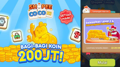 Tips Menang Main Game Shopee Cocoki level 2 hari ini